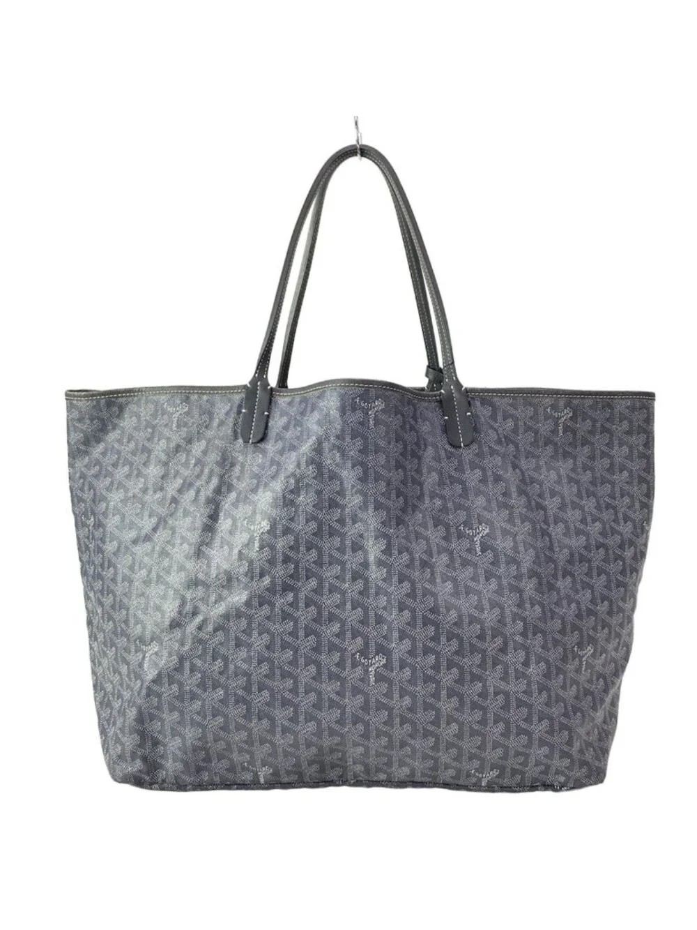 Goyard Tote Saint Louis GM Gray Leather